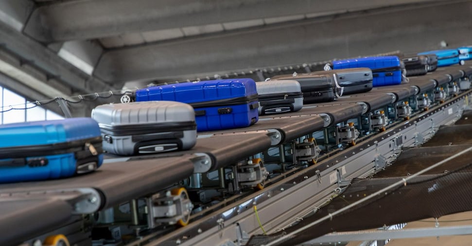 Leonardo atterra ad Amburgo col sistema high tech di smistamento bagagli