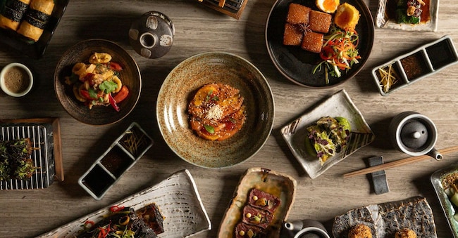 Sono molte le influenze orientali nell’ibridazione dei nuovi prodotti alimentari (nella foto, una proposta del ristorante fusion Yezi)