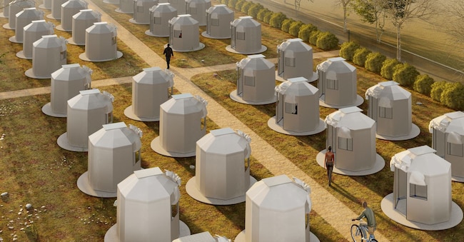 Le Modular Homes di AllSpace, fondata da Blossom Eromosele, nigeriana, premiata dal programma Creatives for OurFuture della Swarovski Foundation. Costano 120 dollari l’una e si assemblano in poche ore.