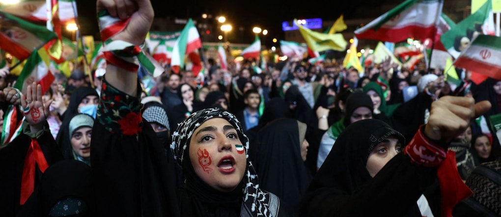 Una manifestazione a Teheran il 6 maggio. Majid Asgaripour/WANA (West Asia News Agency) via REUTERS  via REUTERS