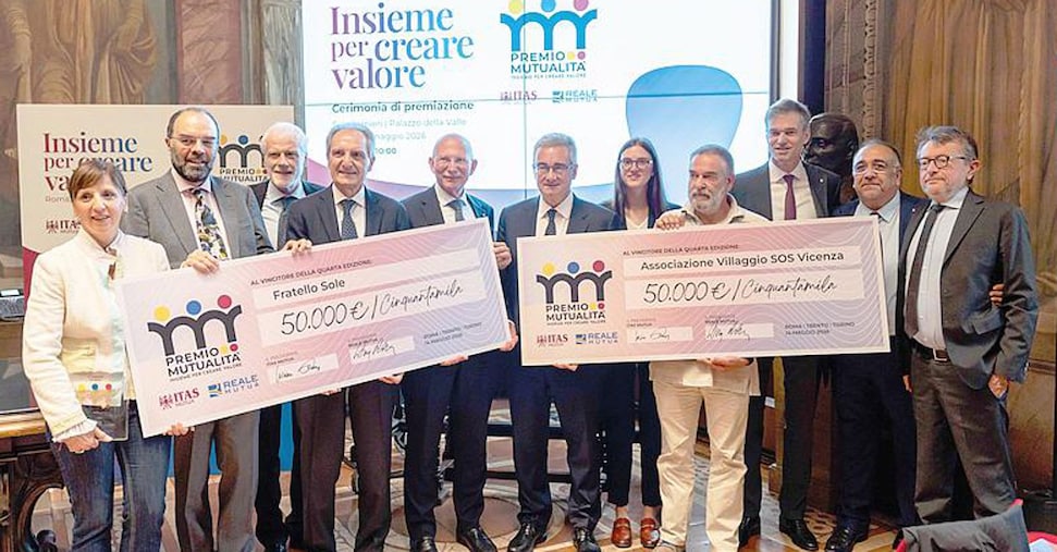 Un riconoscimento alla cultura della mutualità dove gli utili vanno a cittadini e territorio