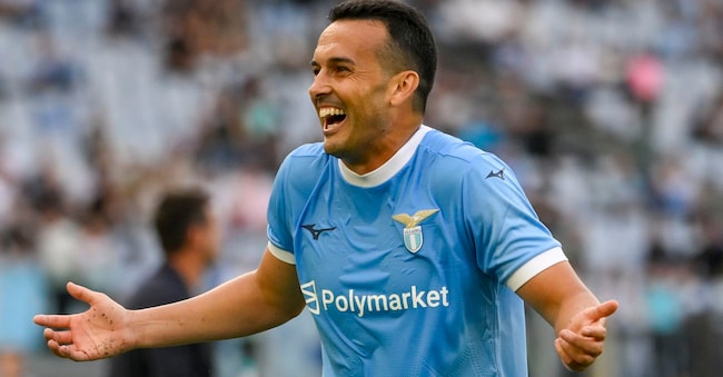 Pedro della Lazio durante la partita di calcio di Serie A Enilive tra la SS Lazio e l'Inter - FC Internazionale allo Stadio Olimpico di Roma, Italia - sabato 9 maggio 2026. Sport - Calcio. (Foto di Fabrizio Corradetti / LaPresse) LAPRESSE