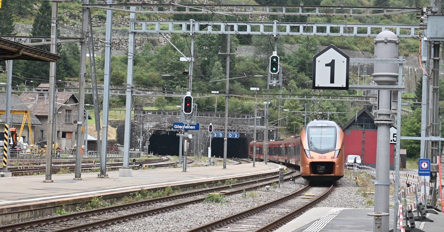 In funzione i rilevatori di deragliamento ai portali della galleria del San Gottardo