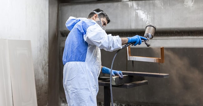 Un momento della produzione di un arredo del gruppo Battistella che vede nell’economia circolare un modello industriale concreto