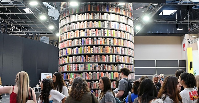 Salone del Libro, Torino. (Ansa)