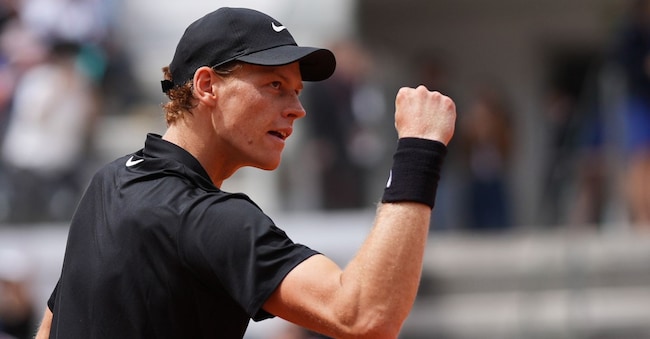 Jannik Sinner. (AP Photo/Andrew Medichini) Associated Press / LaPresse Solo Italia e Spagna APS