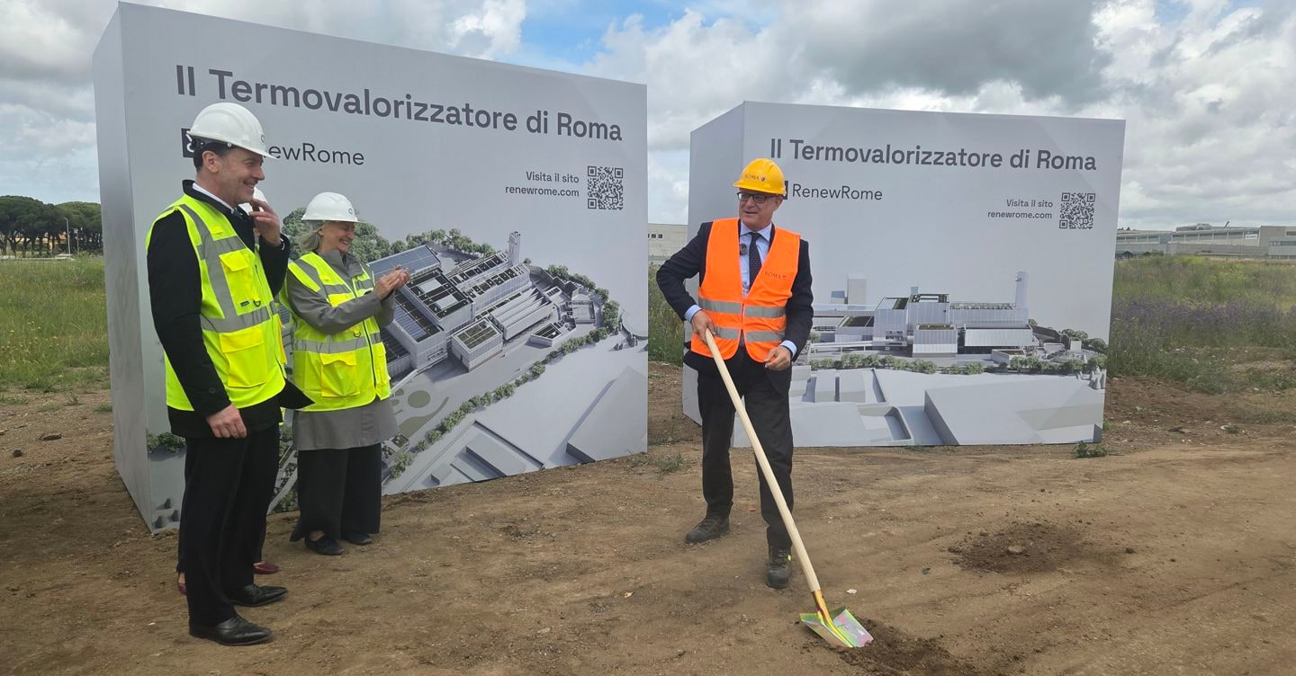 Al via il cantiere del termovalorizzatore di Roma: a settembre 2029 la prima consegna di rifiuti