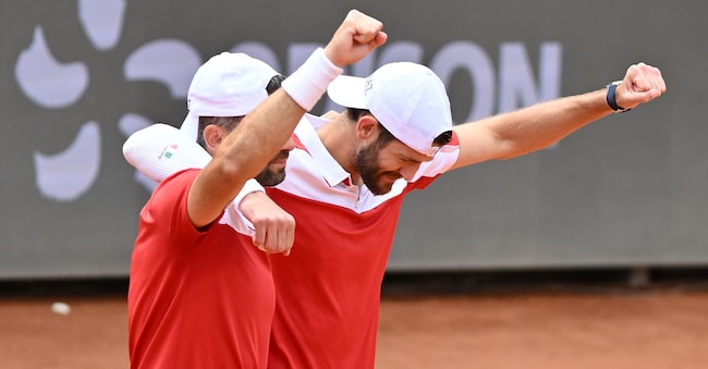 Simone Bolelli e Andrea Vavassori Domenico Cippitelli via Reuters