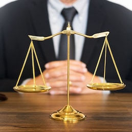 gavel and soundblock of justice law and lawyer working on wooden desk background