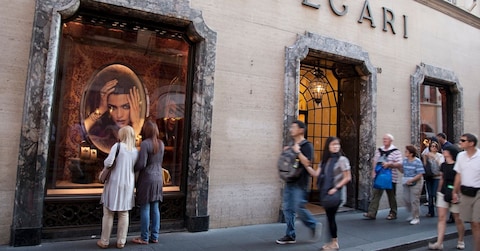 Bulgari Shop in Via dei Condotti, Rome, Italy © Kevin George