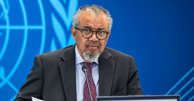 Il numero uno dell’Oms, Tedros Adhanom Ghebreyesus EPA