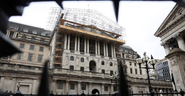 L'edificio della Banca d'Inghilterra a Londra, Regno Unito, 19 maggio 2026. REUTERS/Corey Rudy REUTERS