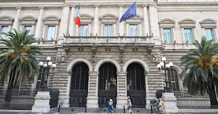 Palazzo Koch, sede principale della Banca d’Italia a Roma. ANSA