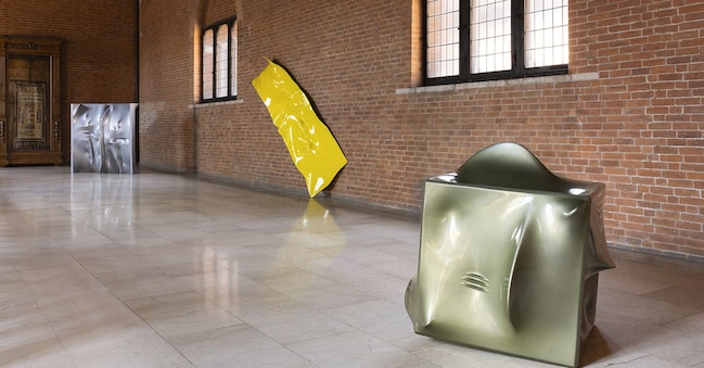 Giò Pomodoro, veduta dell’installazione a Cremona Contemporanea 2026 