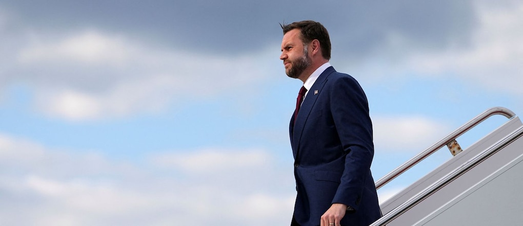 Il vicepresidente Usa JD Vance al suo arrivo ieri in Maryland via REUTERS