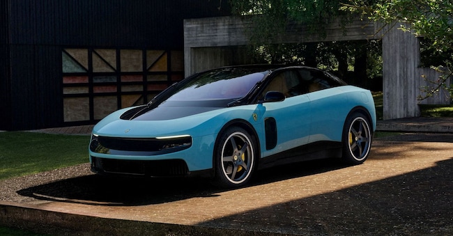 La prima auto completamente elettrica della Ferrari, "Luce", in questa immagine fornita da Reuters il 25 maggio 2026.  Ferrari/Foto fornita via REUTERS via REUTERS