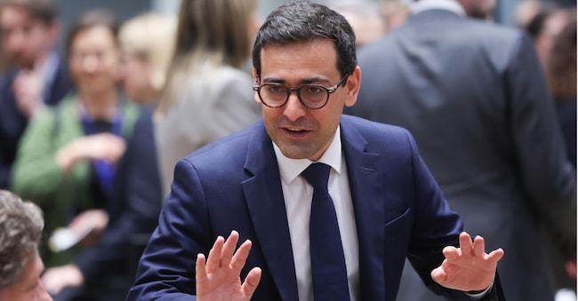 Il vicepresidente esecutivo della Commissione europea per la prosperità e la strategia industriale, Stephane Séjourné EPA