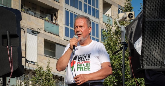 Il presidente della comunità palestinese Mohammad Hannoun 
ANSA/MATTEO CORNER ANSA