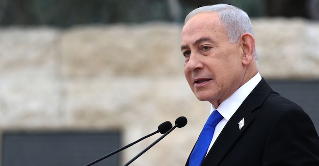  Il primo ministro israeliano Benjamin Netanyahu. (AP)