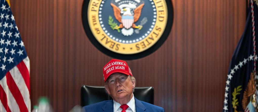 Foto d’archivio - Donald Trump nella Situation Room della Casa Bianca il 21 giugno 2025.   EPA/WHITE HOUSE EPA