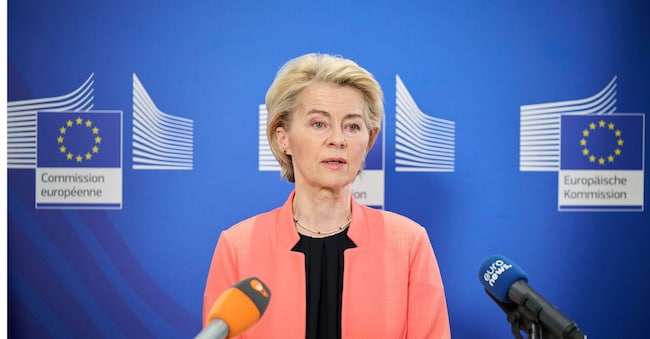 Ursula von der Leyen, presidente Commissione europea IMAGOECONOMICA