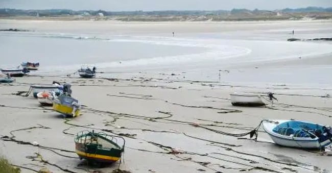 La bassa marea a Pors Carn - Saint-Guénolé nei pressi di Penmarch