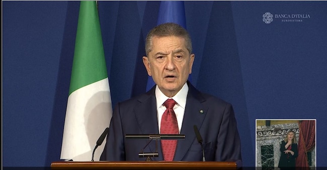 Il 29 maggio alle ore 10.30 il Governatore Fabio Panetta ha presentato le Considerazioni finali in occasione della pubblicazione della Relazione annuale sul 2025. Foto: frame tratto dalla diretta online dal sito di Bankitalia 