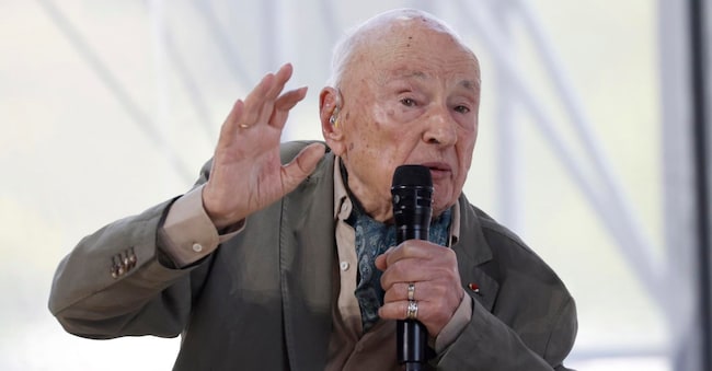 Edgar Morin in una foto del 2022 a Parigi. EPA