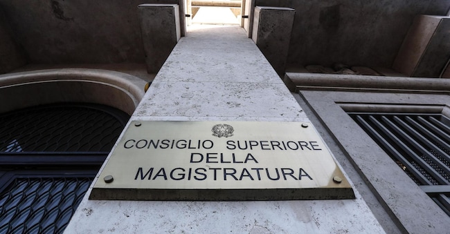 Sede del Consiglio Superiore della Magistratura (CSM), Roma, 8 novembre 2017. ANSA/GIUSEPPE LAMI ANSA