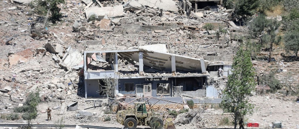 Una casa distrutta a Dibbin, nel Libano del sud REUTERS