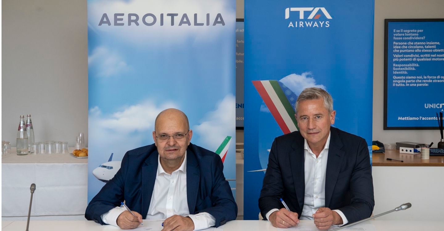 Ita Airways e Aeroitalia, accordo per sviluppare collaborazioni commerciali