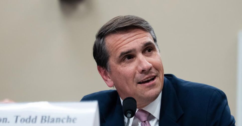 Trump nomina Todd Blanche attorney general