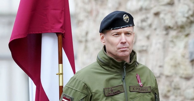 Il generale lettone Kaspars Pudāns.