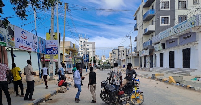 Le strade di Mogadiscio il 4 giugno EPA