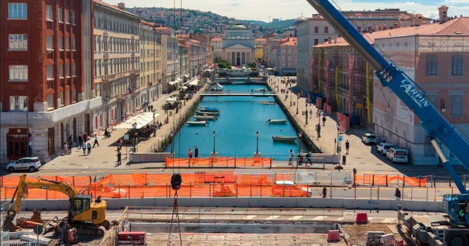 Per ponte Bianco e Verde a Trieste un cantiere che segue il ritmo delle maree
