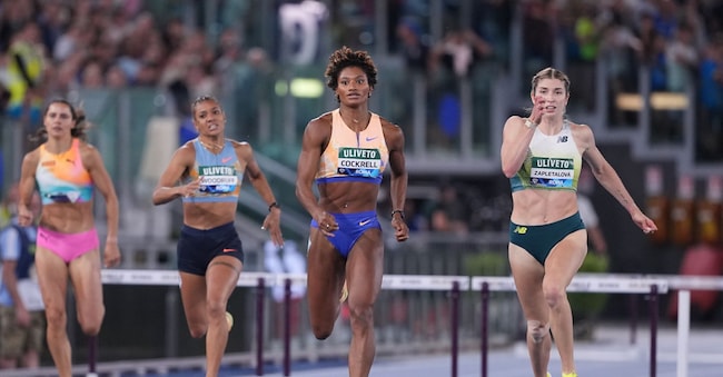 Emma Zapletalova during the IAAF Diamond League Golden Gala Pietro Mennea at the Olimpico Stadium in Rome, Italy on June 04, 2026 Sport - Athletic. (Photo by Alfredo Falcone/ LaPresse) LAPRESSE