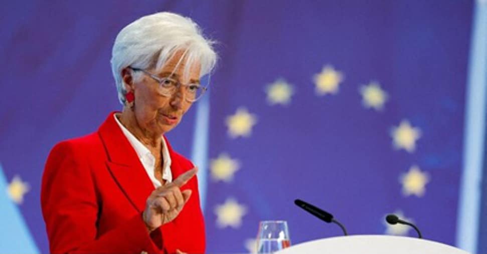 La Bce alza costo denaro di 25 punti base, tasso sui depositi sale al 2,25%