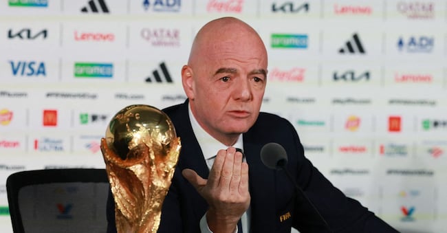 Il presidente della FIFA Gianni Infantino  (REUTERS/Henry Romero)
