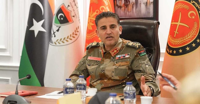 Il capo di stato maggiore dell’esercito libico, tenente generale Salah al-Din al-Namroush
