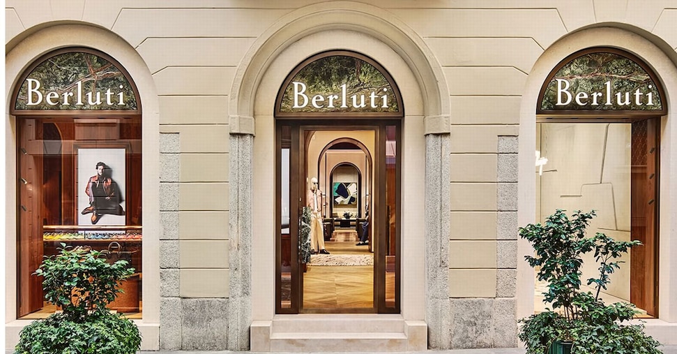 Berluti, radici italiane e cuore francese anche nella nuova boutique di Milano Berluti, radici italiane e cuore francese anche nella nuova boutique di Milano