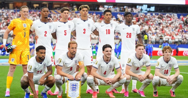 L’Inghilterra posa a Dallas prima della partita con la Croazia EPA