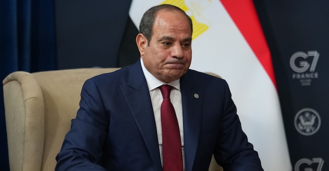 Il presidente egiziano Abdel Fattah al-Sisi  AP