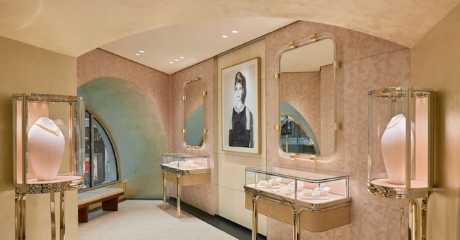 La boutique Tiffany & Co. di Galleria Vittorio Emanuele a Milano.