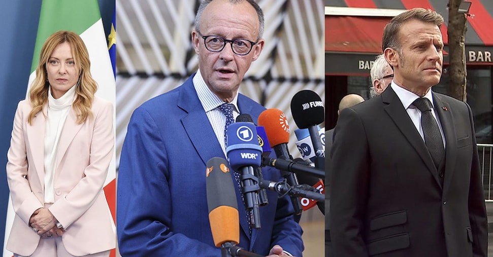 Italia-Germania-Francia, oggi vertice: si punta a linea comune sulla Difesa da opporre a Trump Italia-Germania-Francia, oggi vertice: si punta a linea comune sulla Difesa da opporre a Trump