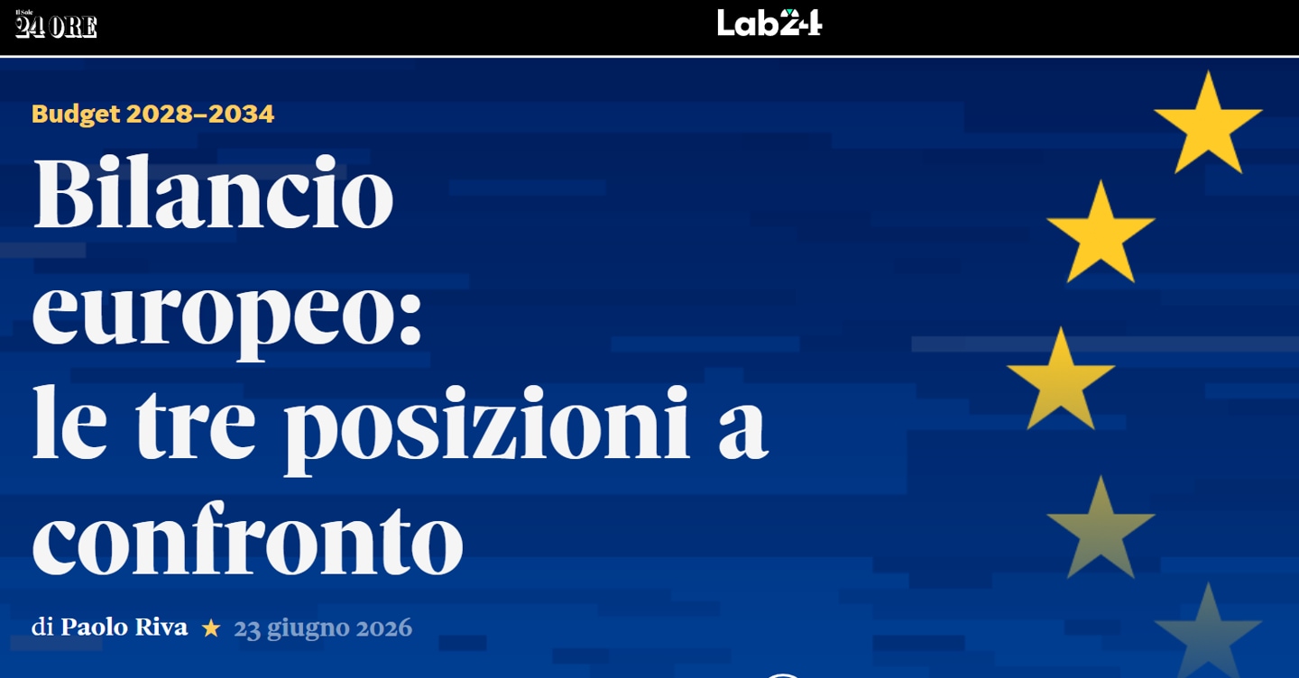 Bilancio europeo: le tre posizioni a confronto