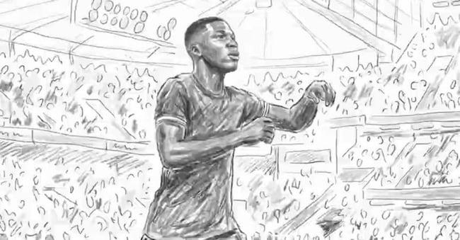 Con schizzi realizzati a mano, la campagna “Dreams by hand” di Lancer ripercorre la storia del calciatore ecuadoriano Moisés Caicedo, trasformando uno strumento di scrittura in simbolo delle aspirazioni. La campagna, realizzata per i Campionati del mondo di calcio, è dell’agenzia Paradais Ddb