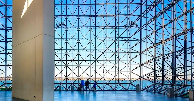 L’architettura della JFK Presidential Library and Museum a Boston