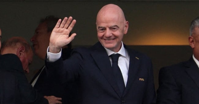 I presidente della FIFA Gianni Infantino REUTERS