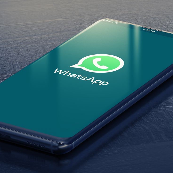 KYIV, UKRAINE-JANUARY, 2020: Whatsapp on Smart Phone Screen. Whatsapp - Most Popular Social Media Tool for Communication Between People in Internet. 3D Rendering. tashatuvango - stock.adobe.com
