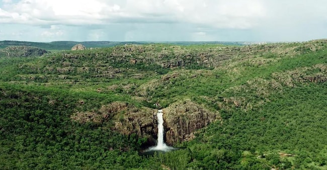 Lo scenario primordiale delle Gunlom Falls
